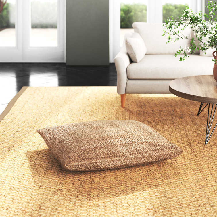 Eugene Jute Throw Pillow & Reviews Joss & Main